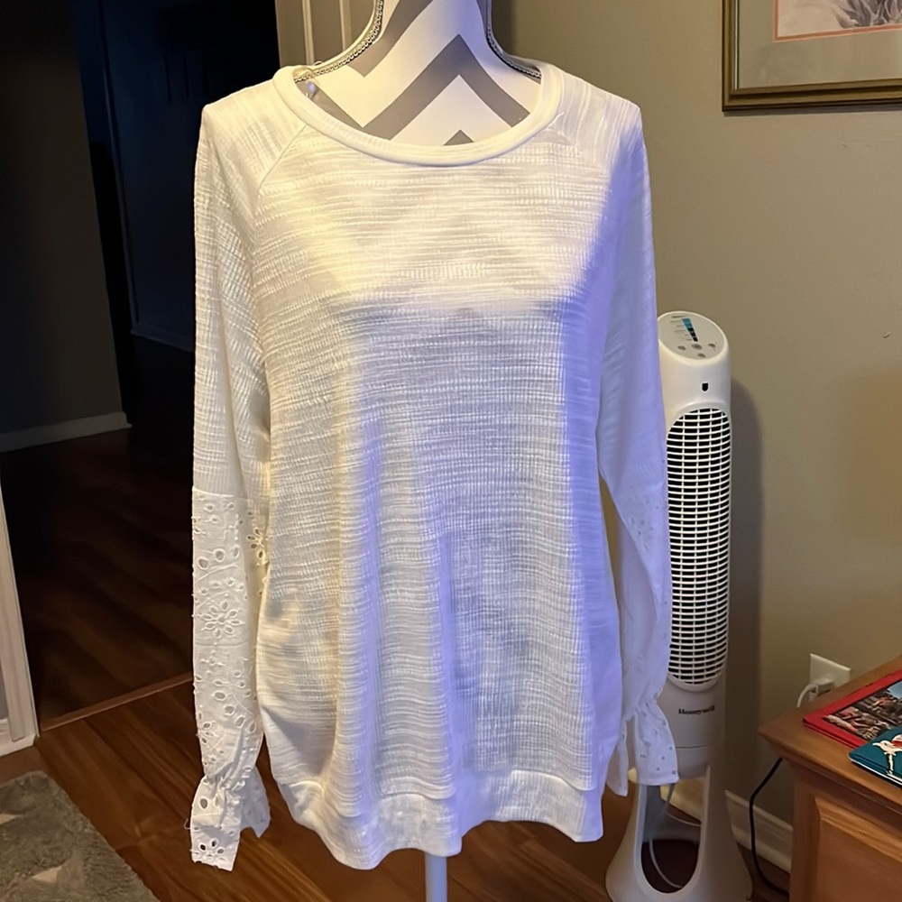 Charming Charlie White Blouse